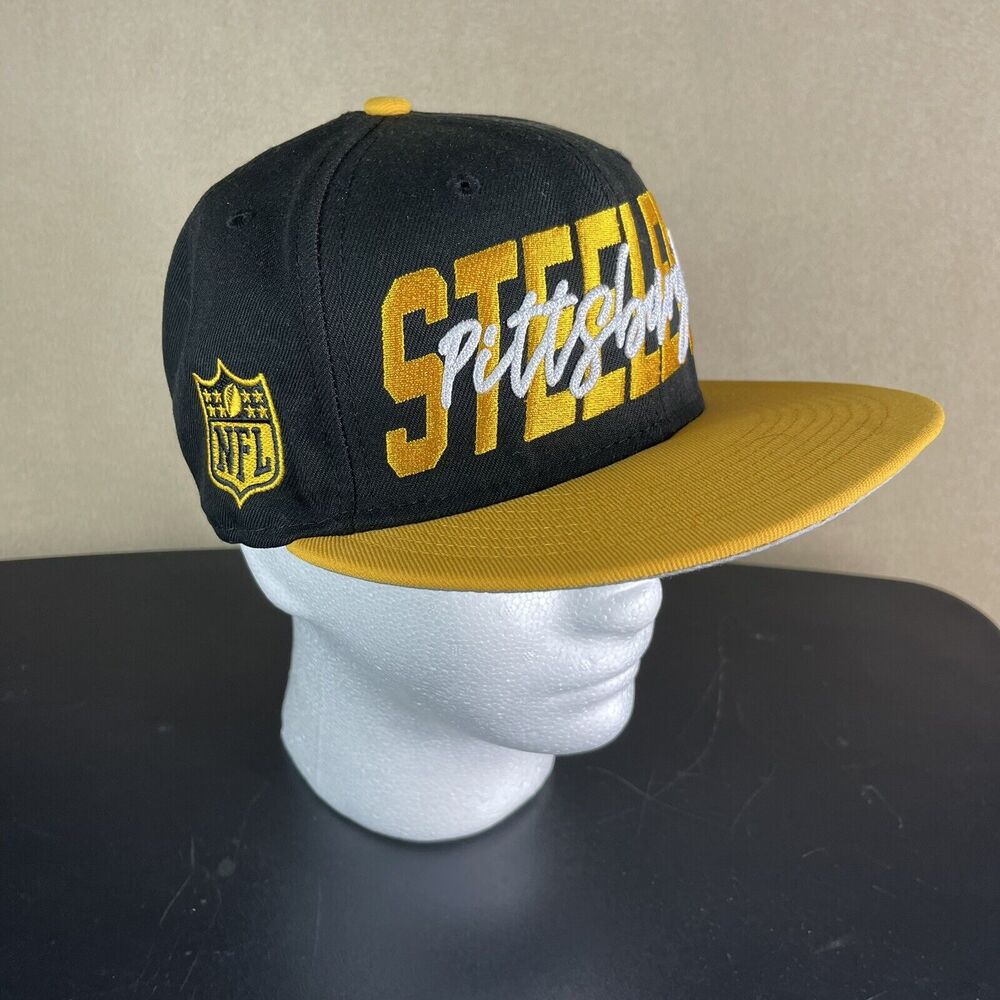 Pittsburg Steelers Hat New Era 2022 NFL Draft 9Fifty Black Adjustable Snapback
